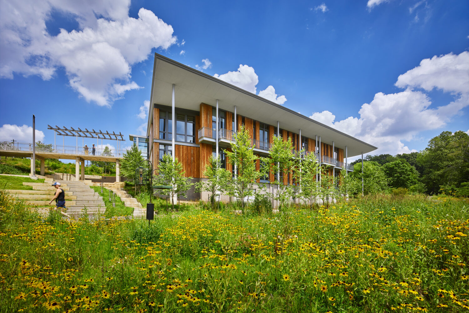 Photo of the Frick Environmental Center, a project of Pittsburgh Parks Conservancy