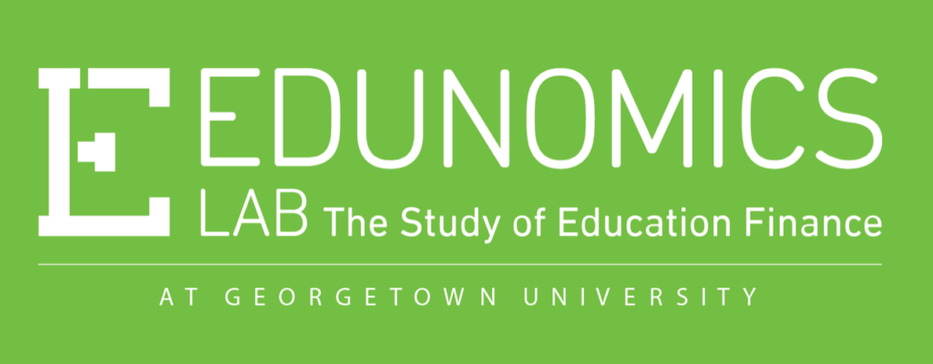 logo for the Edunomics Lab at Georgetown University