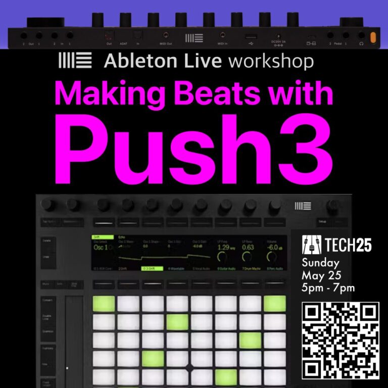 Ableton Live Workshop: Making Beats with the Push 3 – Remake Learning